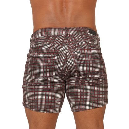 Social Red Short back view by Gigo Underwear