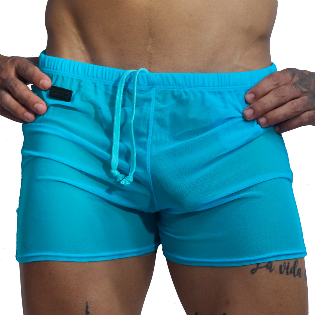 Spectrum Blue Hot Shorts by Gigo Underwear