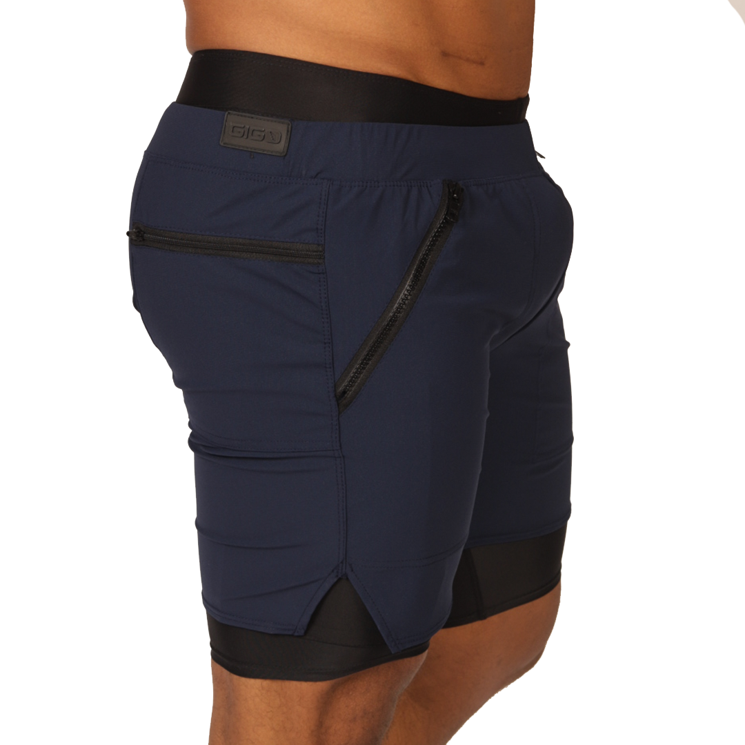 SPORTY BLUE SHORT - Gigo Underwear & MensWear
