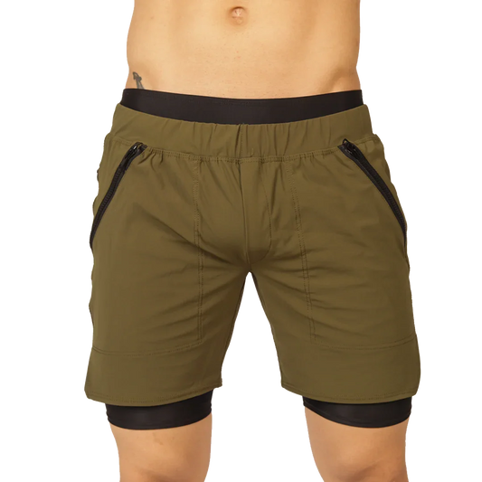 Sporty Green Short by Gigo Underwear