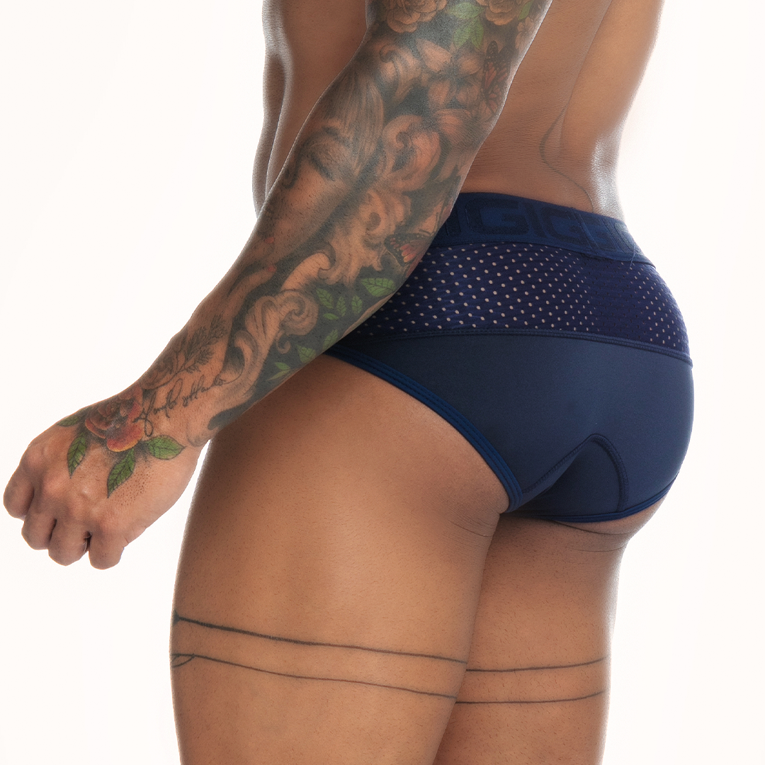 STRECH BLUE BRIEF