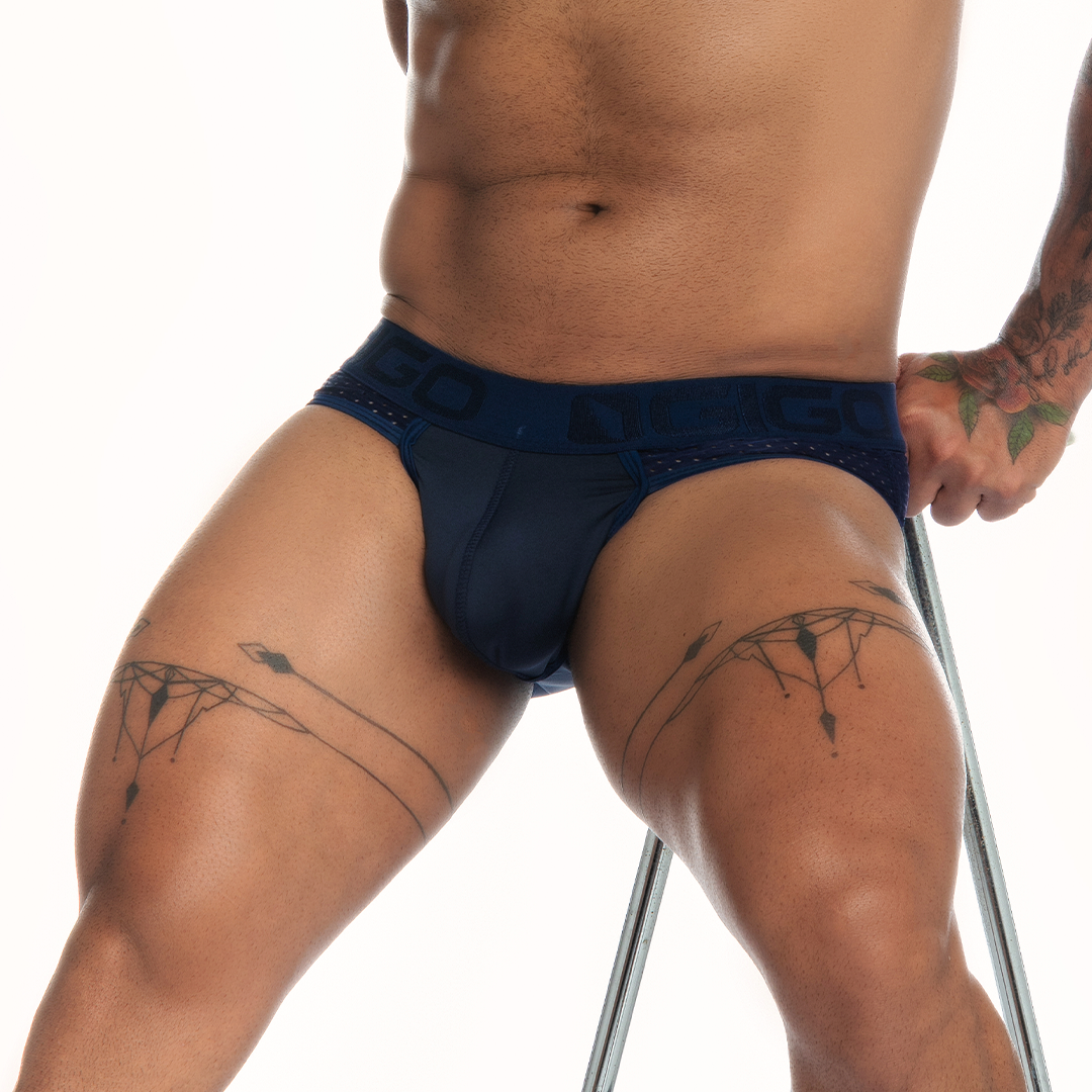 STRECH BLUE BRIEF