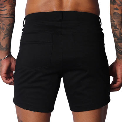 Sunday Black Short back view by Gigo Underwear