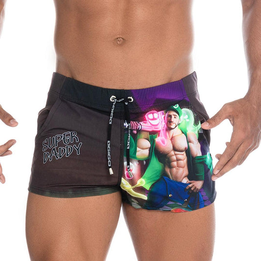 SUPER DADDY PURPLE BEACHWEAR - Gigo Underwear