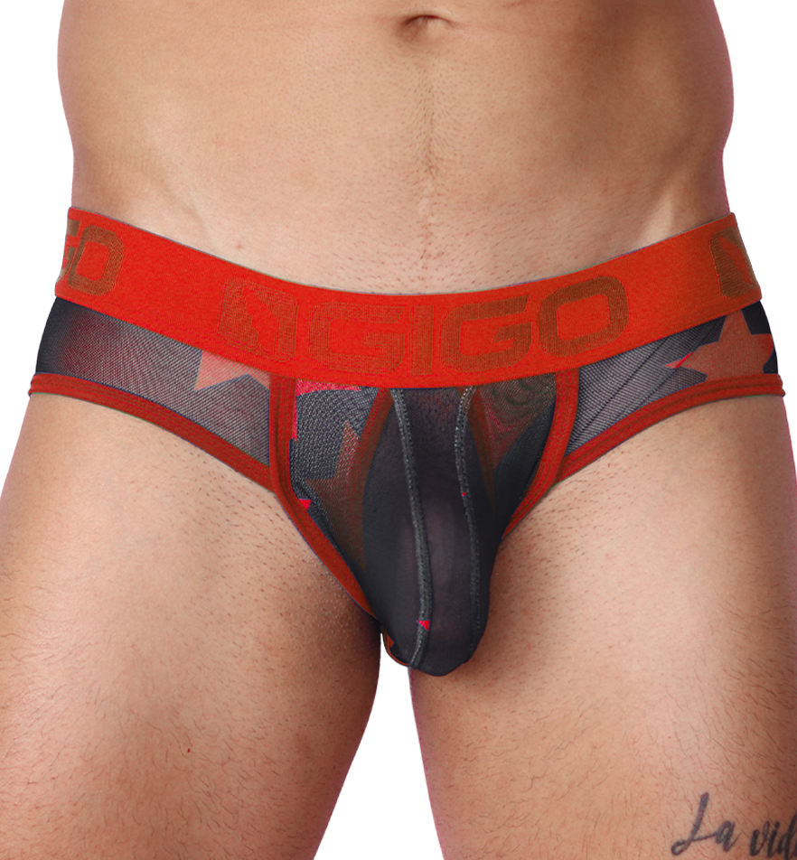 Star Red Brief by Gigo Underwear
