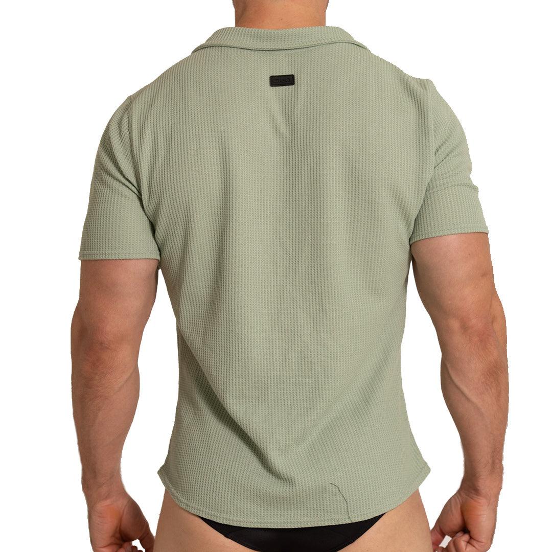 TISSUE GREEN SHIRT - Gigo Underwear & MensWear