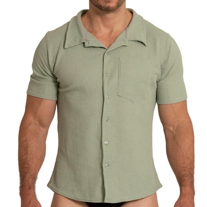 TISSUE GREEN SHIRT - Gigo Underwear & MensWear