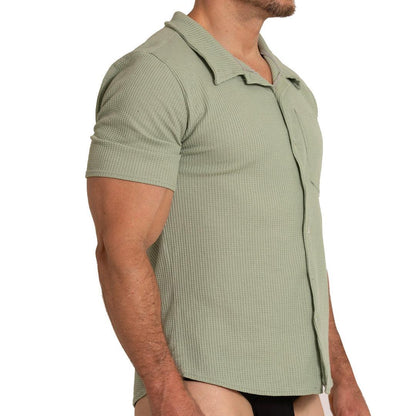 TISSUE GREEN SHIRT - Gigo Underwear & MensWear