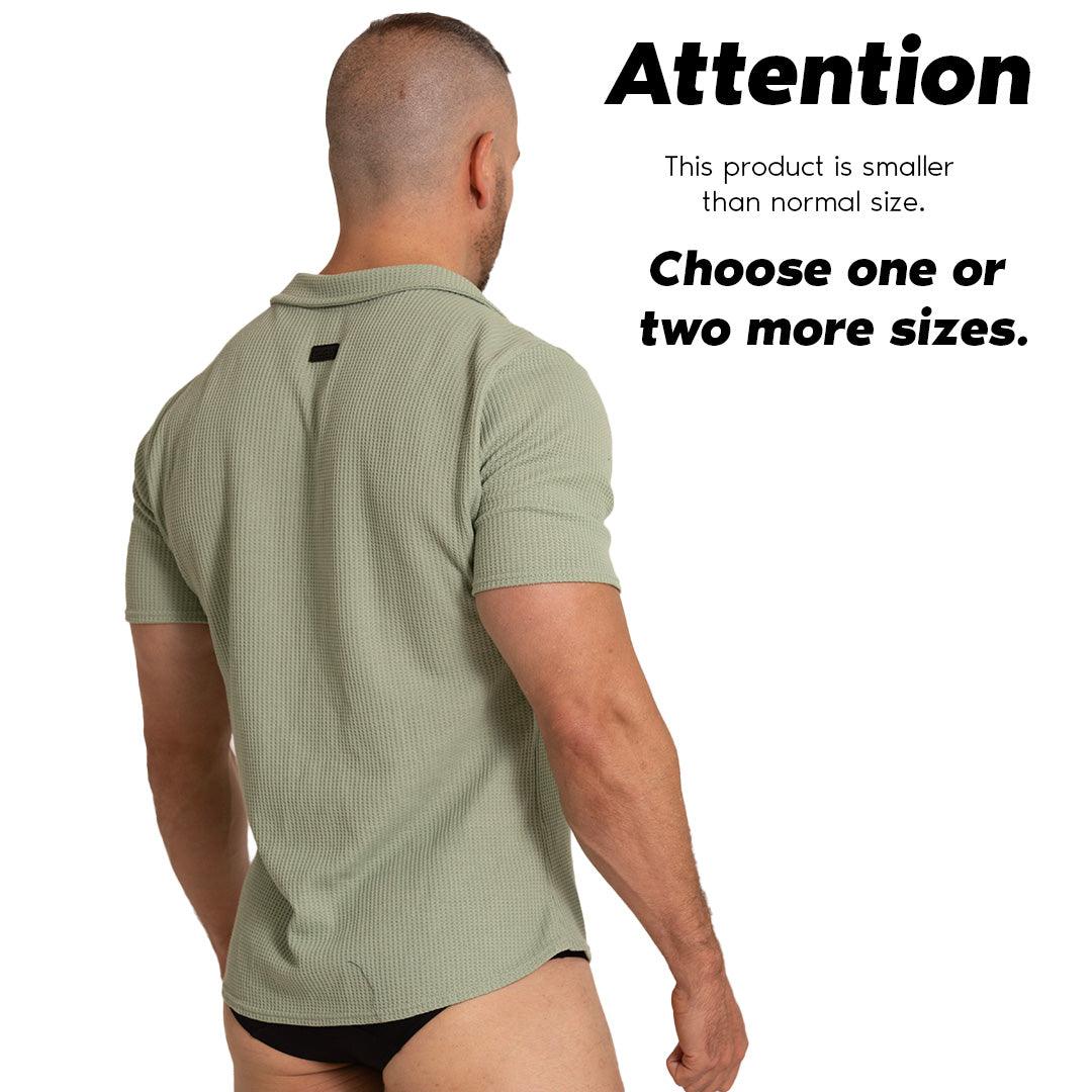 TISSUE GREEN SHIRT - Gigo Underwear & MensWear