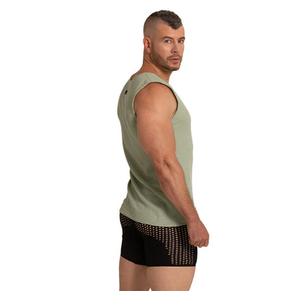 Tissue Green Tank by Gigo Underwear
