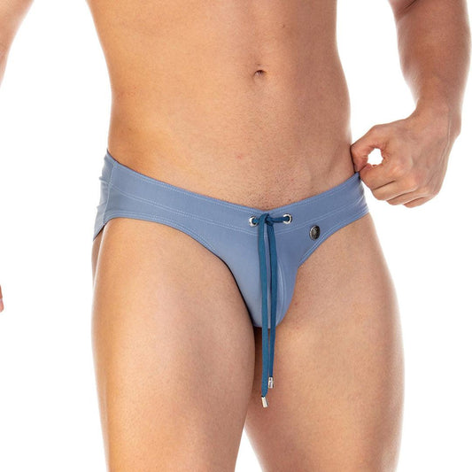 TRADITIONAL BLUE SWIM BRIEF - Gigo Underwear & MensWear