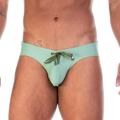 Traditional Green Swim Brief by Gigo Underwear