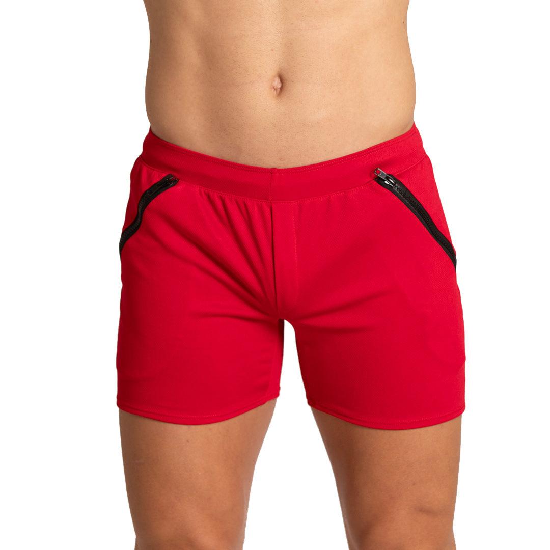 TRAINING RED SHORT