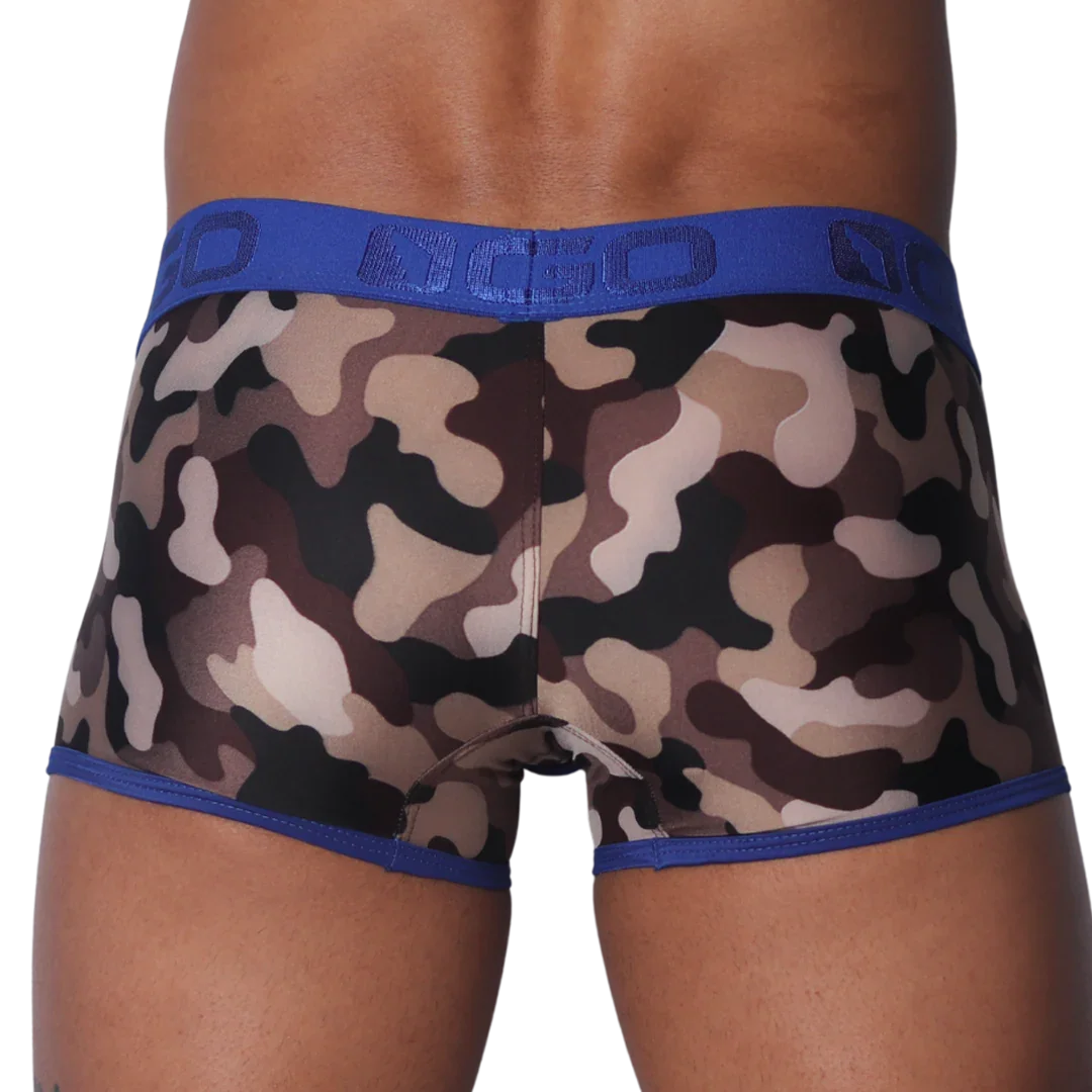Trend Blue Trunk back view by Gigo Underwear