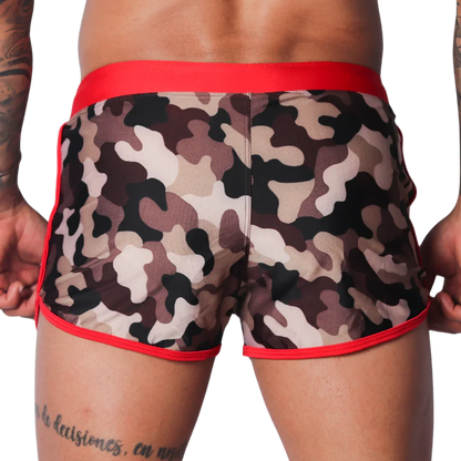 Trend Red Beachwear back view by Gigo Underwear