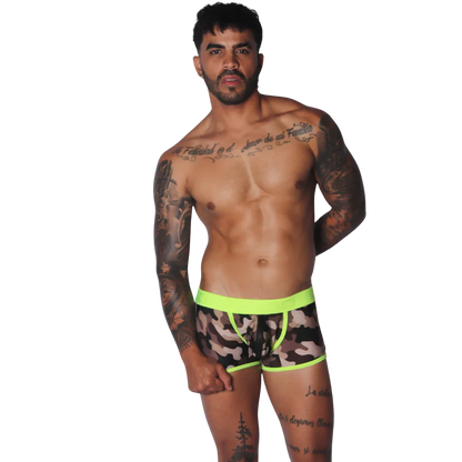 Trend Yellow Trunk on model by Gigo Underwear