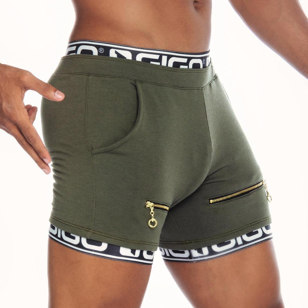 TROPIXX GREEN SHORT - Gigo Underwear