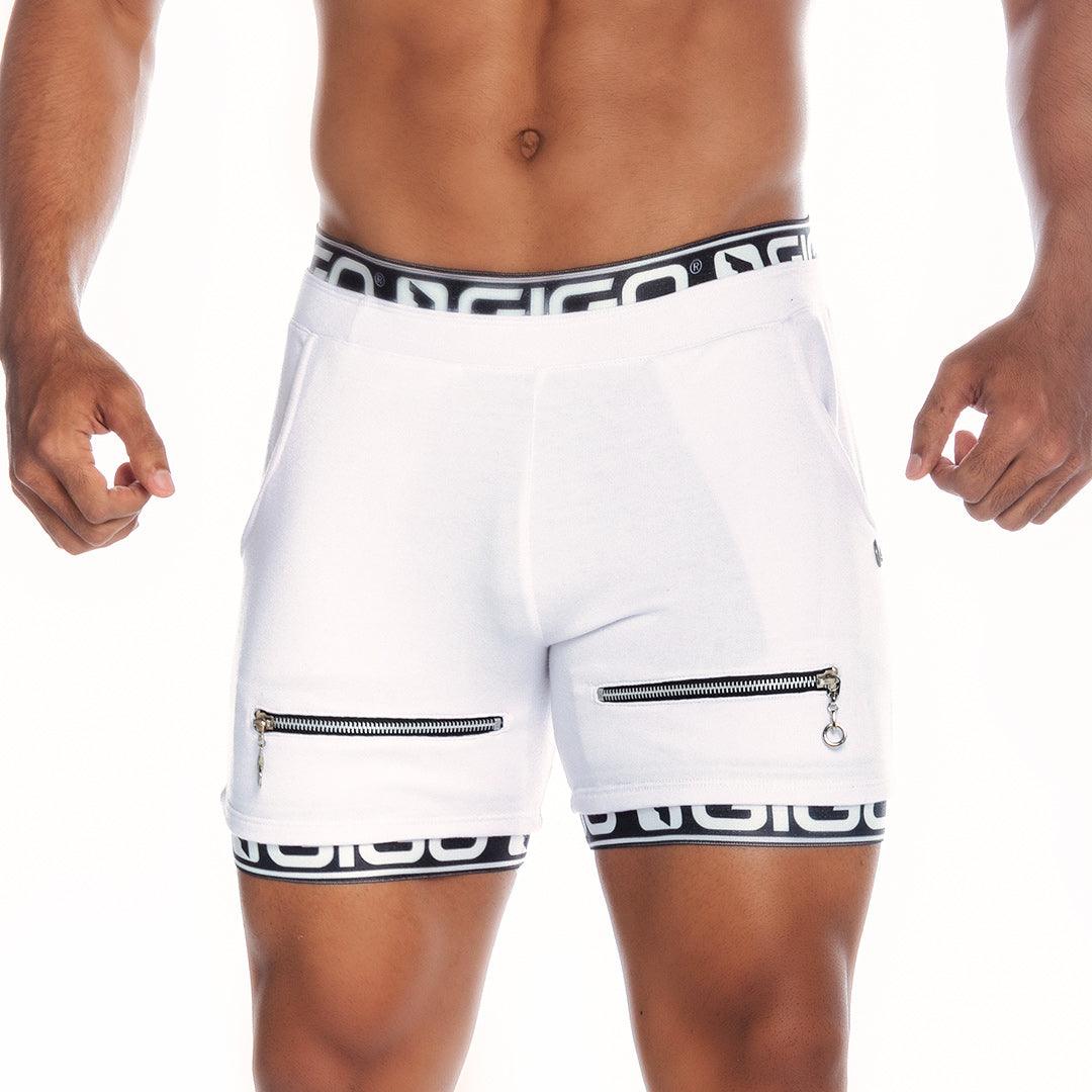 TROPIXX WHITE SHORT - Gigo Underwear