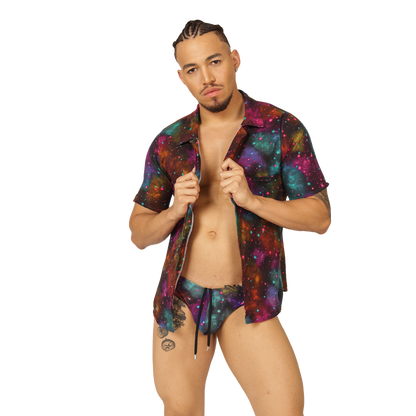 UNIVERSE SHIRT - Bold Men's Brief with Contrasting Waistband