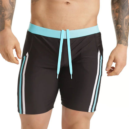 Versatil Blue Beachwear back view by Gigo Underwear