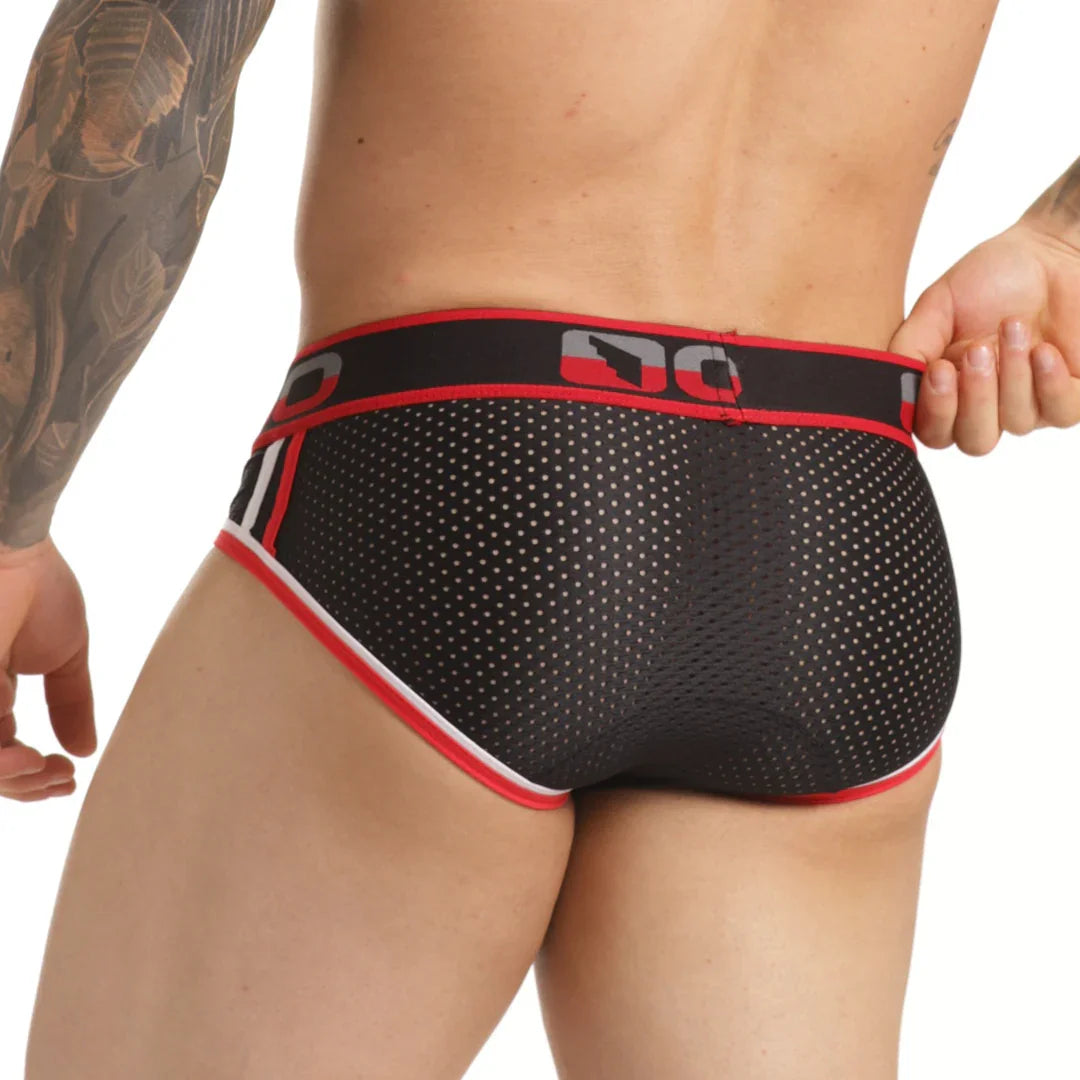 Versatil Red Brief back view by Gigo Underwear