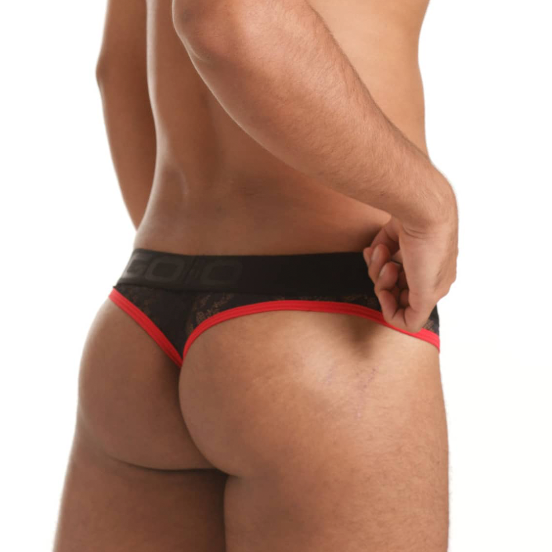 VIBRANT BLACK BRIEF GSTRING