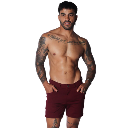 Sunday Wine Short on model by Gigo Underwear