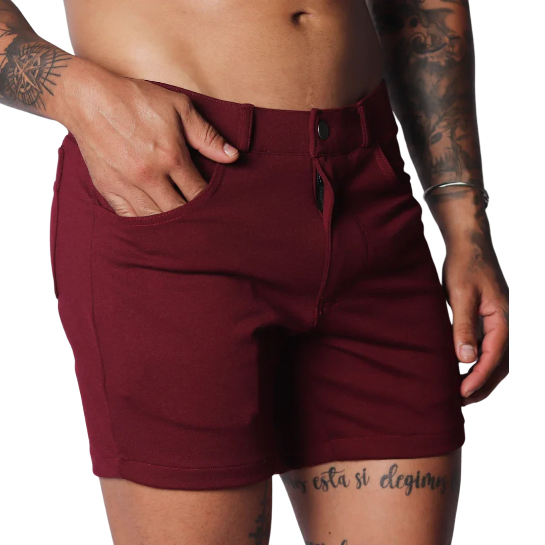 Sunday Wine Short front view by Gigo Underwear