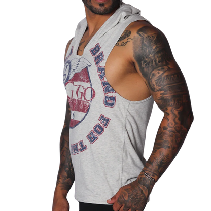 Wings Hoody Tshirt front view by Gigo Underwear